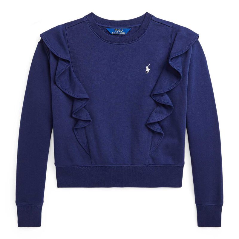 Ralph Lauren Ruffled French Terry Sweatshirt image number 0